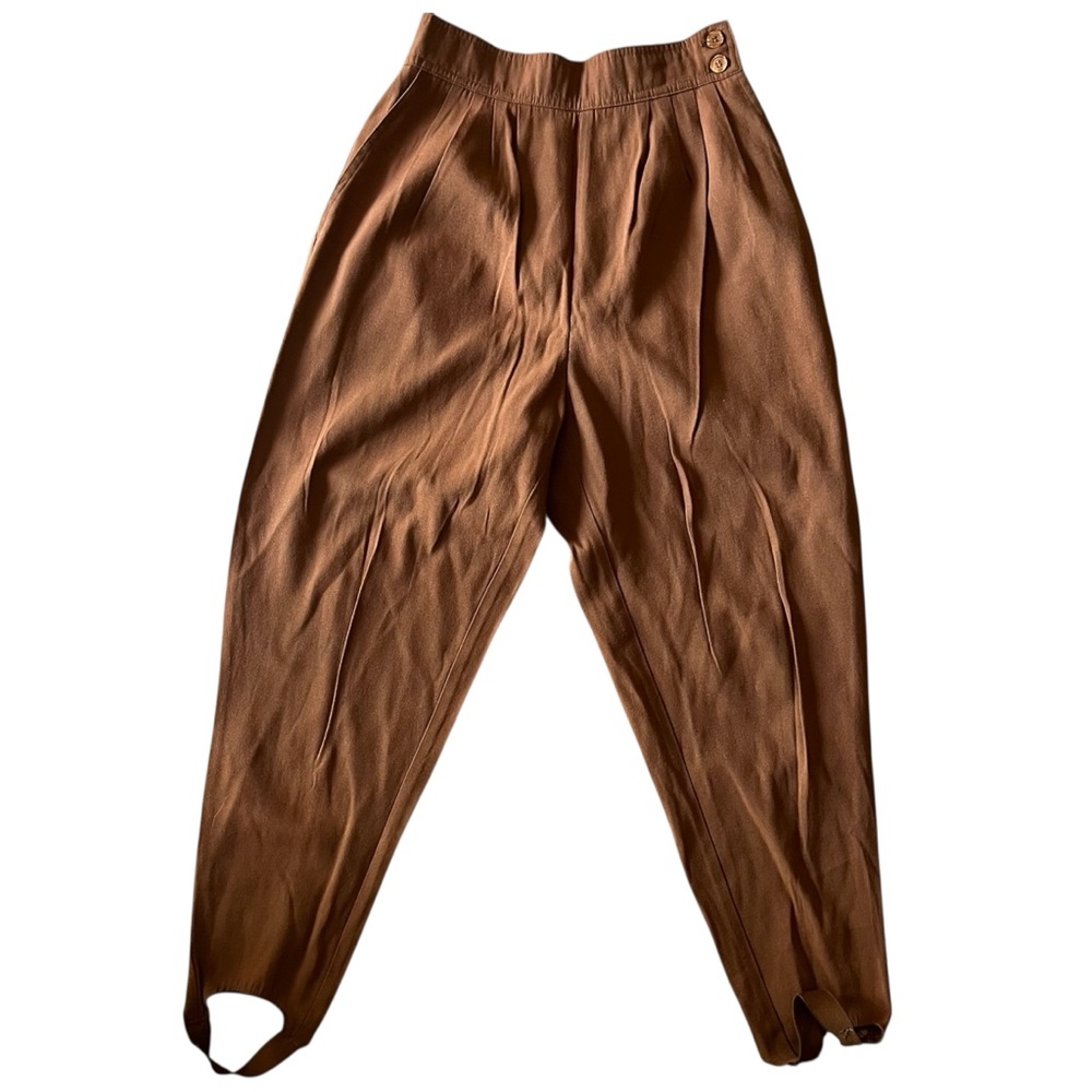 Vtg Counterparts Brown Women's Pants Size Small Business Casual‎ Office Neutral